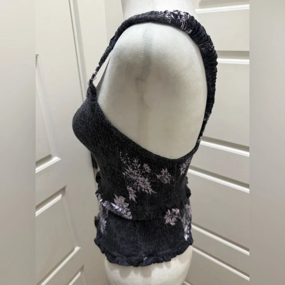 Free People Intimately. Hannah Printed Smocked Tank Top. Size XS.